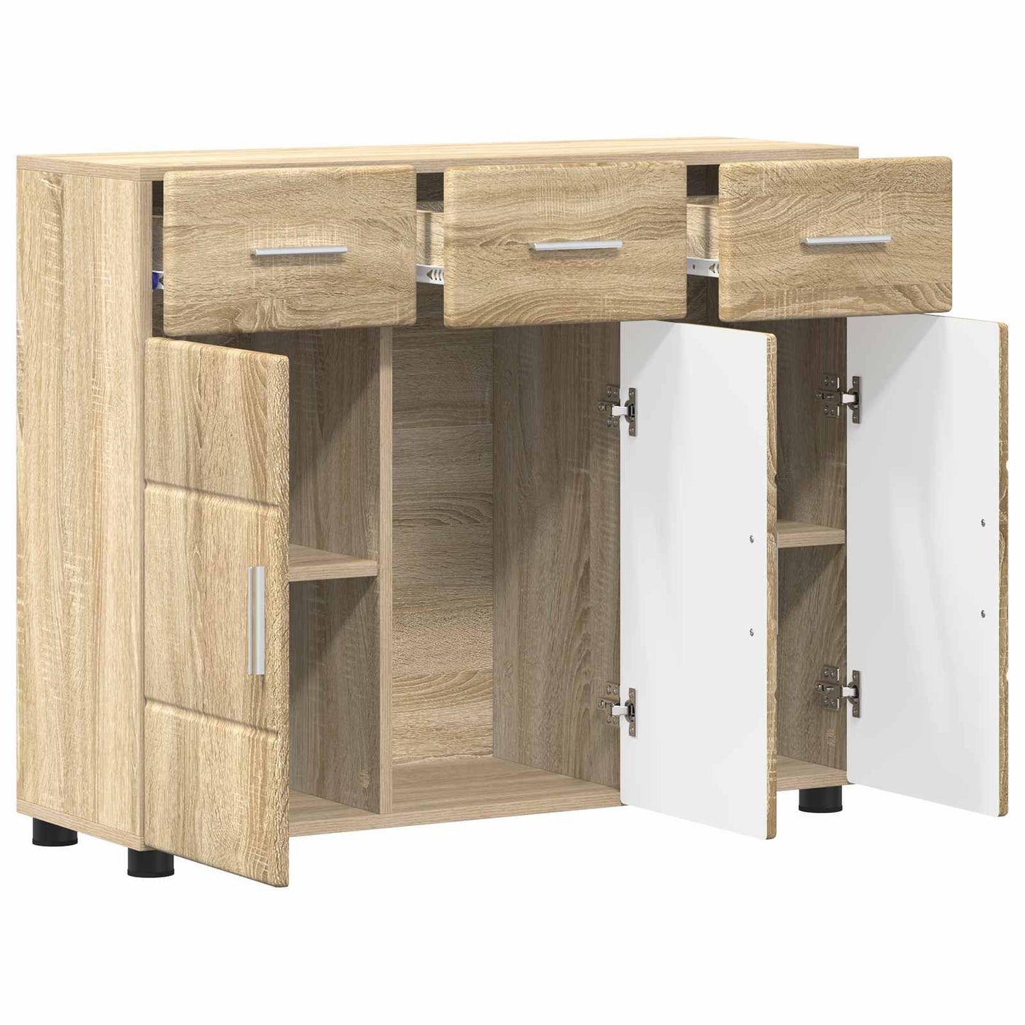 Servírovací Skříň Florin 88,5 X 30,5 X 73 Cm Sonoma Dub
