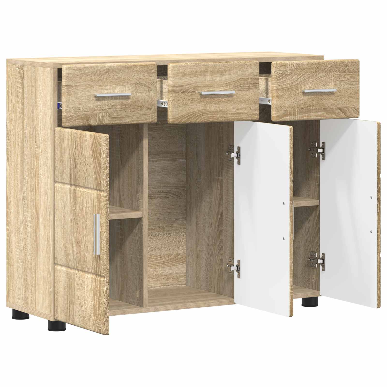 Servírovací Skříň Florin 88,5 X 30,5 X 73 Cm Sonoma Dub
