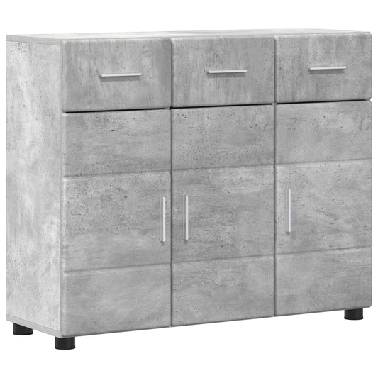 Servírovací Skříň Florin 88,5 X 30,5 X 73 Cm Betonově Šedá