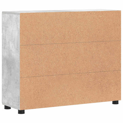 Servírovací Skříň Florin 88,5 X 30,5 X 73 Cm Betonově Šedá