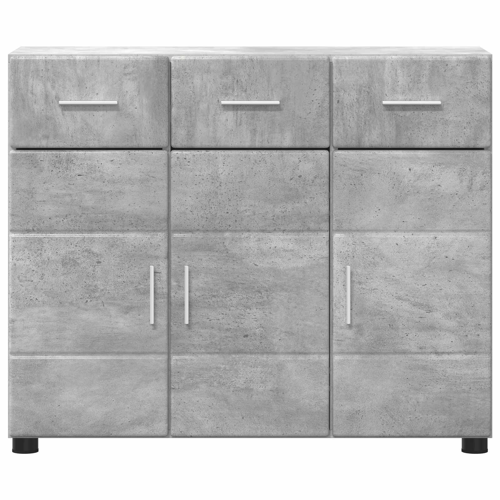 Servírovací Skříň Florin 88,5 X 30,5 X 73 Cm Betonově Šedá