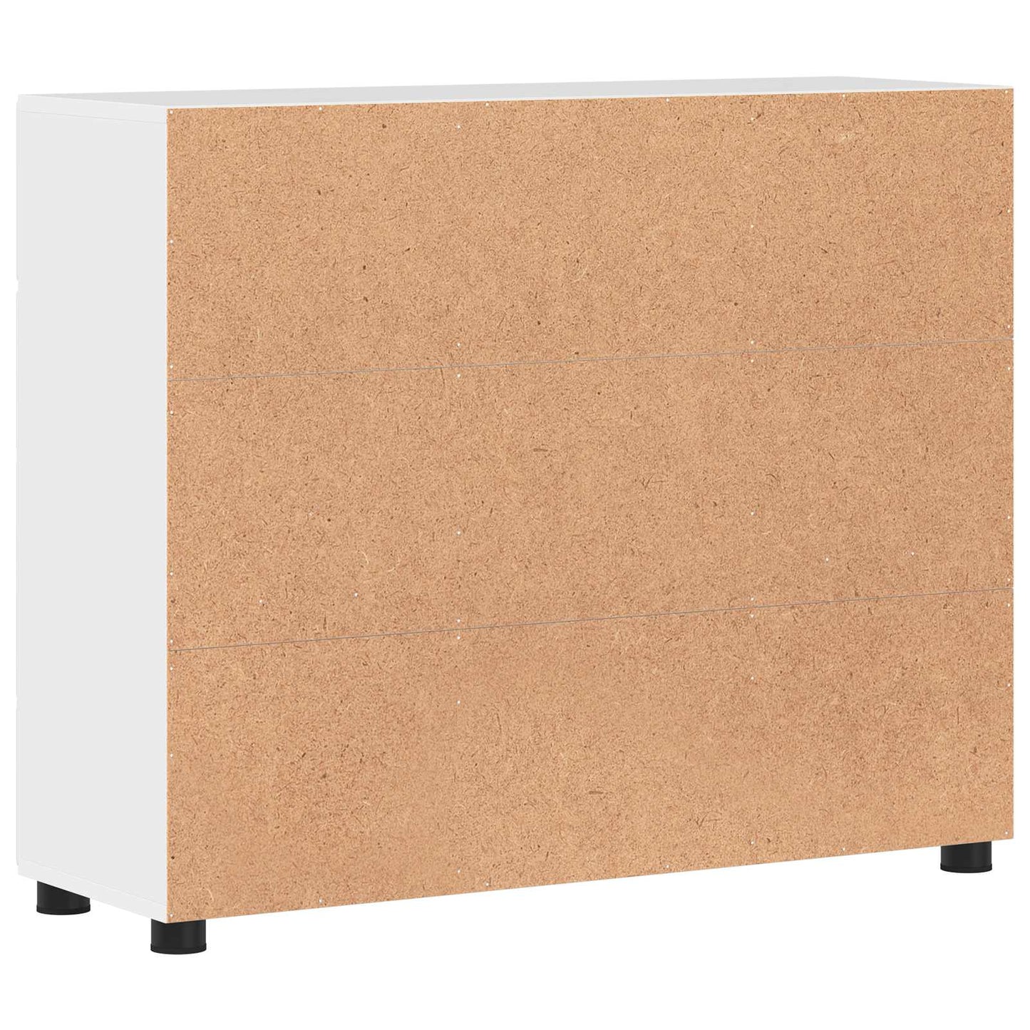 Servírovací Skříň Florin 88,5 X 30,5 X 73 Cm Vysoce Lesklá Bílá