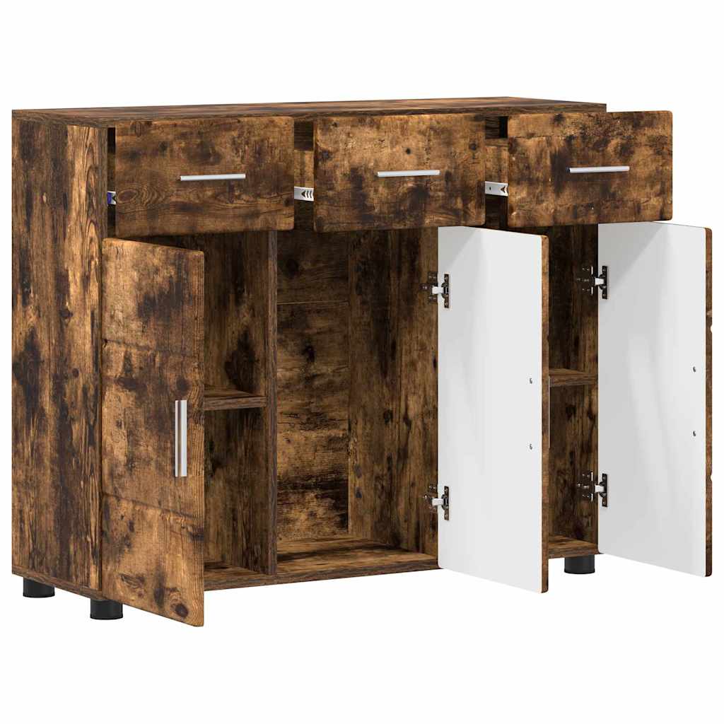 Servírovací Skříň Florin 88,5 X 30,5 X 73 Cm Kouřový Dub
