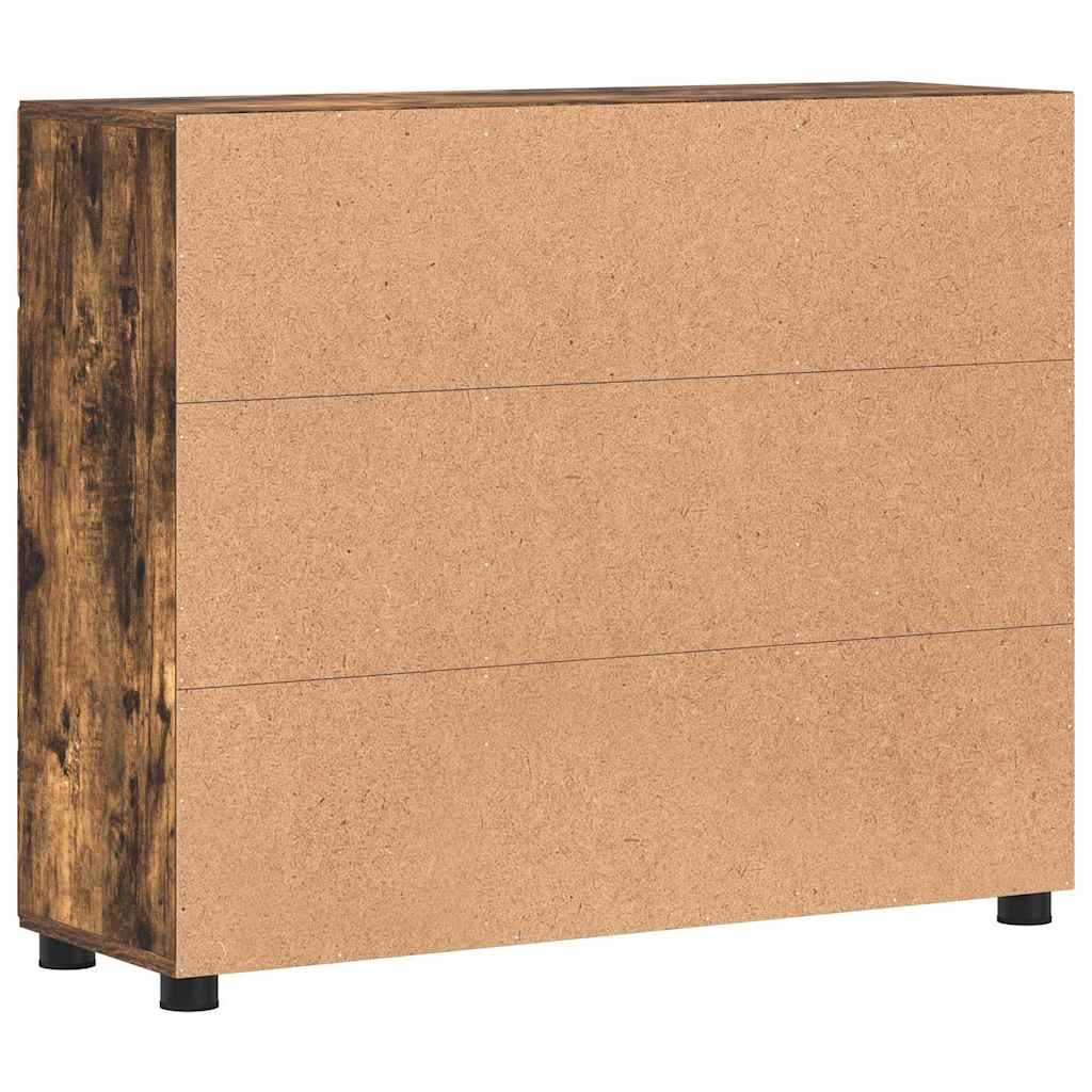 Servírovací Skříň Florin 88,5 X 30,5 X 73 Cm Kouřový Dub