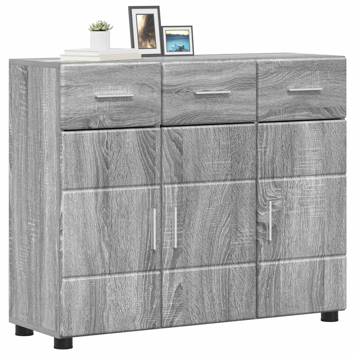 Servírovací Skříň Florin 88,5 X 30,5 X 73 Cm Šedá Sonoma