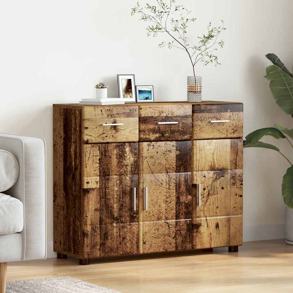 Servírovací Skříň Florin 88,5 X 30,5 X 73 Cm Staré Dřevo