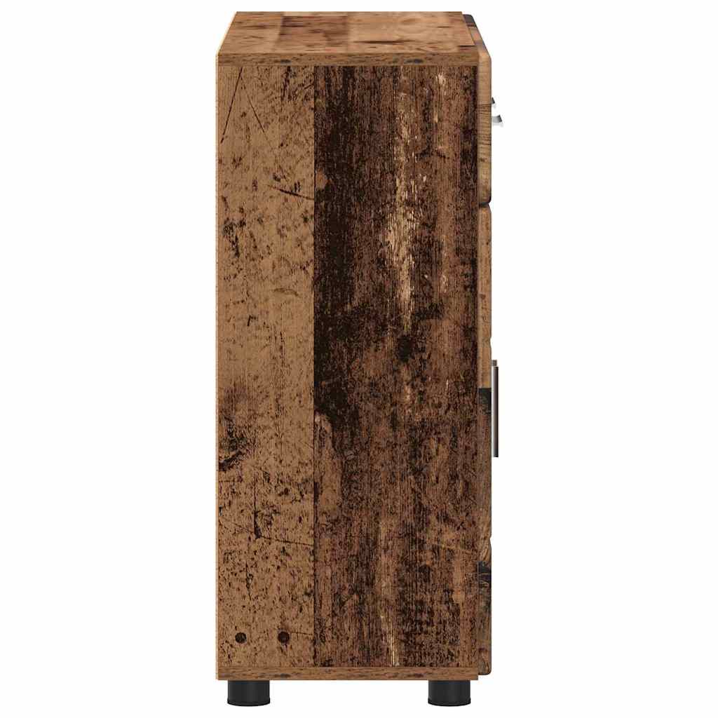 Servírovací Skříň Florin 88,5 X 30,5 X 73 Cm Staré Dřevo