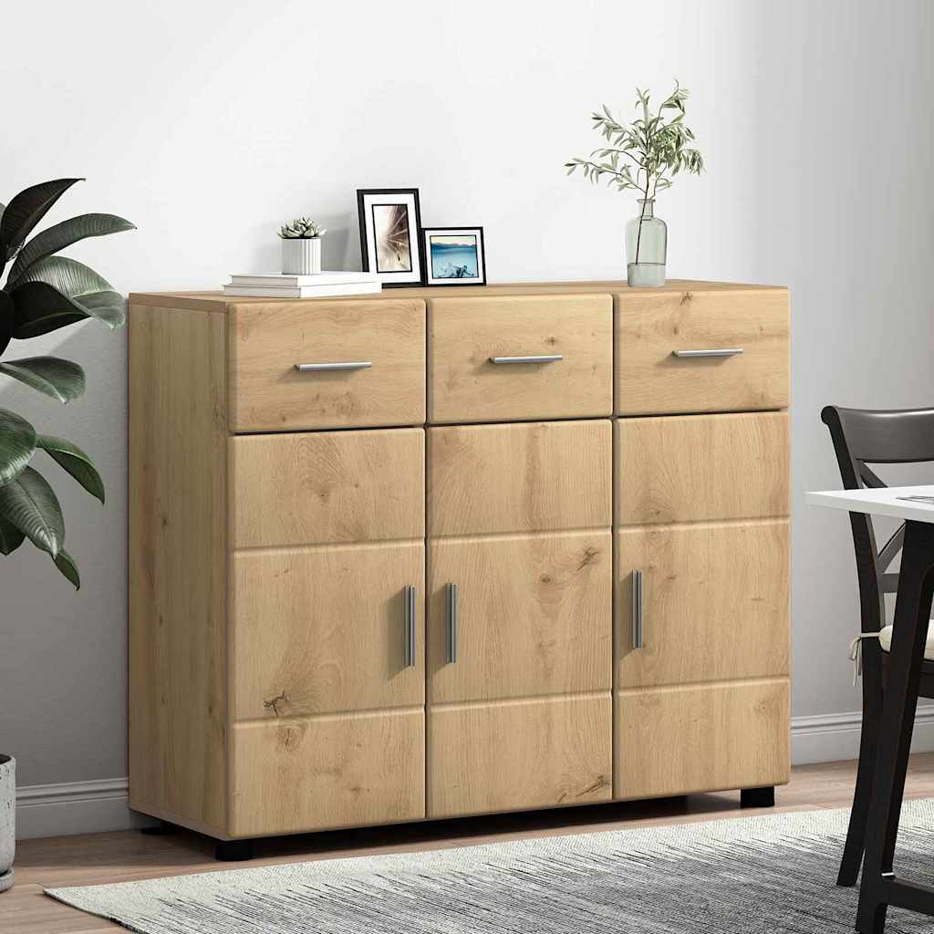 Servírovací Skříň Florin 88,5 X 30,5 X 73 Cm Artisanový Dub