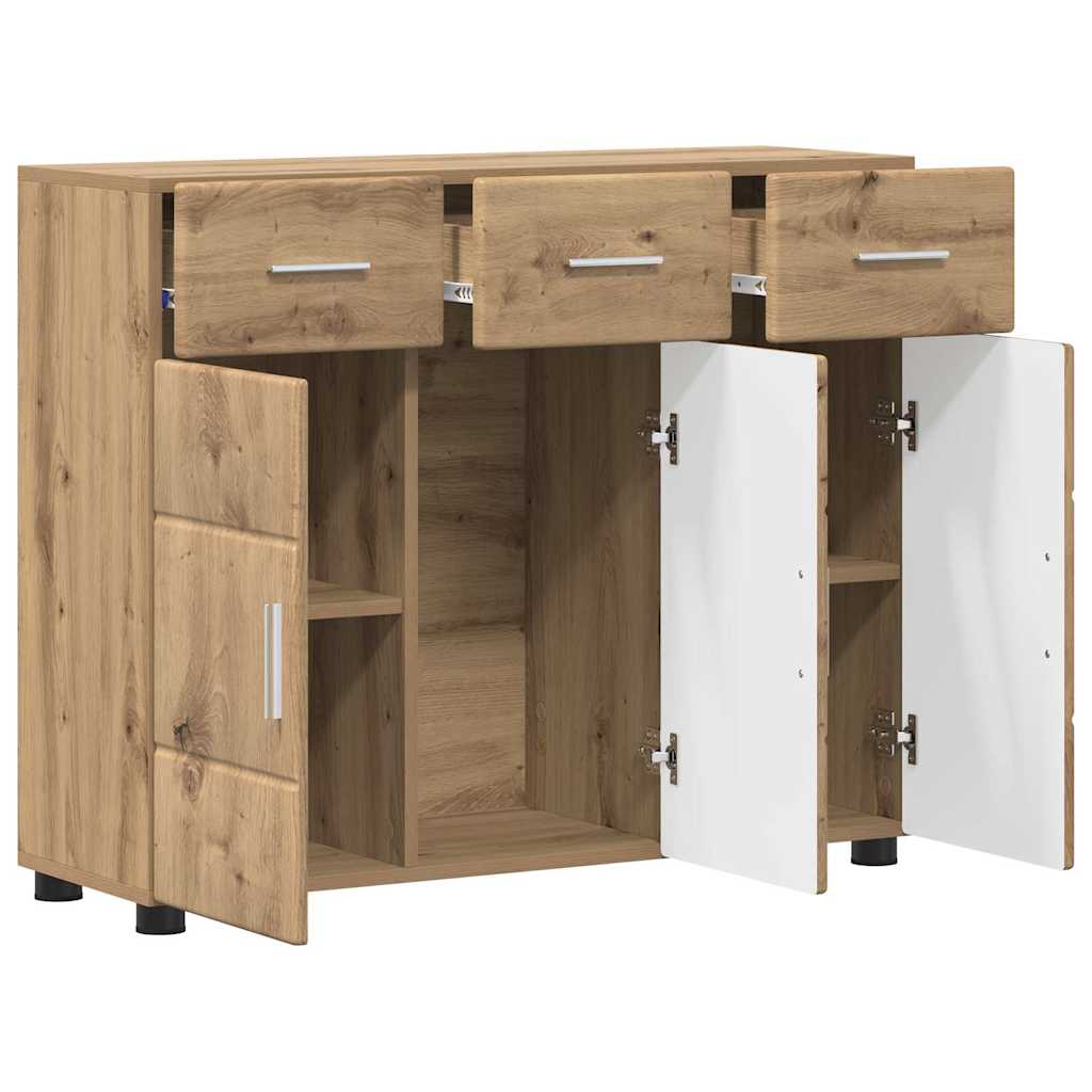 Servírovací Skříň Florin 88,5 X 30,5 X 73 Cm Artisanový Dub