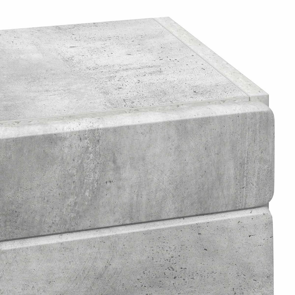 Koupelnová Nástěnná Skříňka Tulum Betonově Šedá
