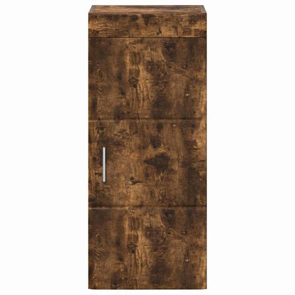 Koupelnová Nástěnná Skříňka Tulum Kouřový Dub 37 X 24,5 X 86 Cm