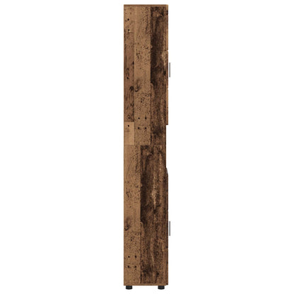 Sada Koupelnových Skříněk Tulum Staré Dřevo 37 X 31,5 X 203 Cm