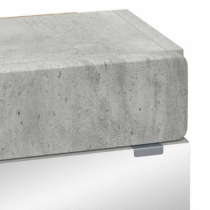 Koupelnová Zrcadlová Skříň Tulum Betonově Šedá