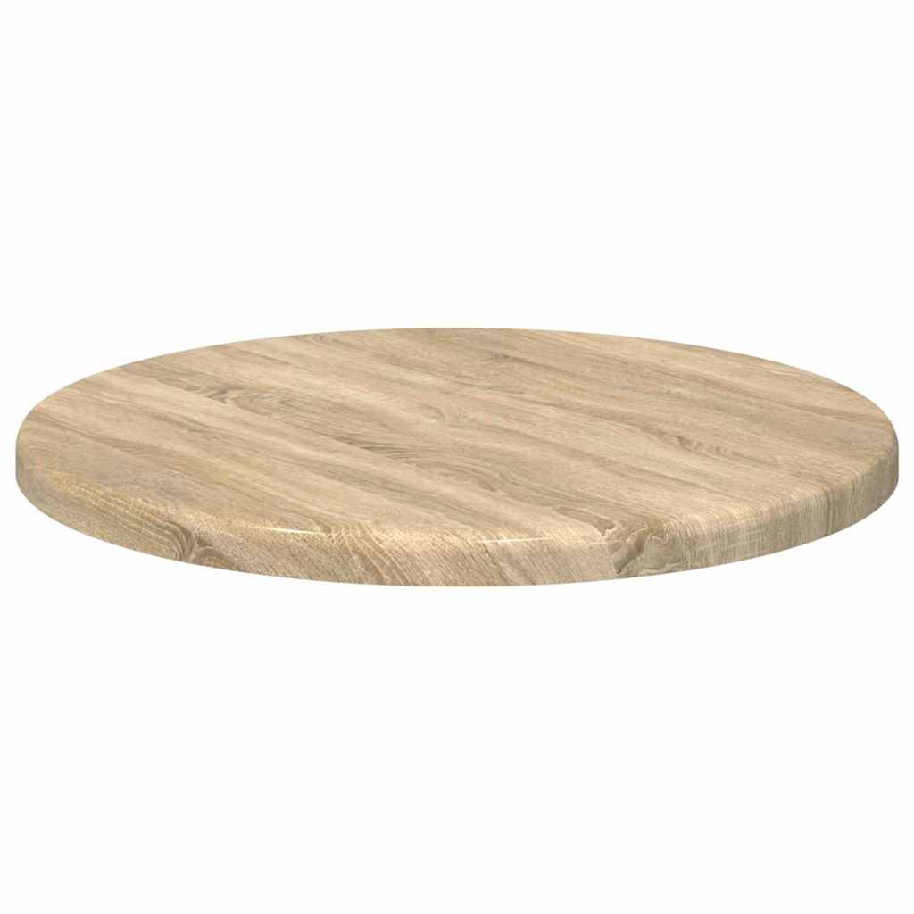 Deska Stolu Ø 30 X 1,5 Cm Kulatý Kompozitní Dřevo Dub Sonoma
