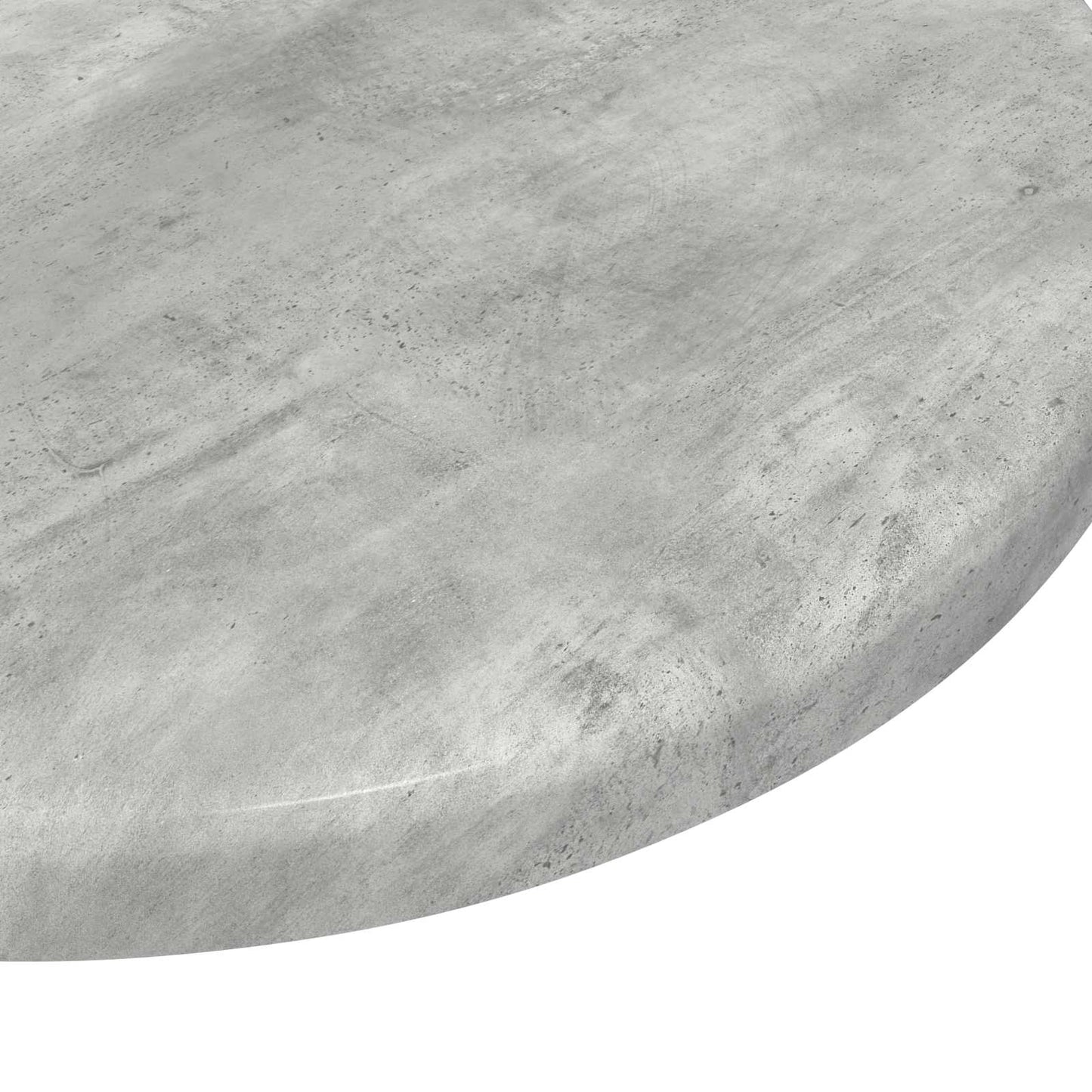 Deska Stolu Ø 30 X 1,5 Cm Kulatý Kompozitní Dřevo Betonově Šedá