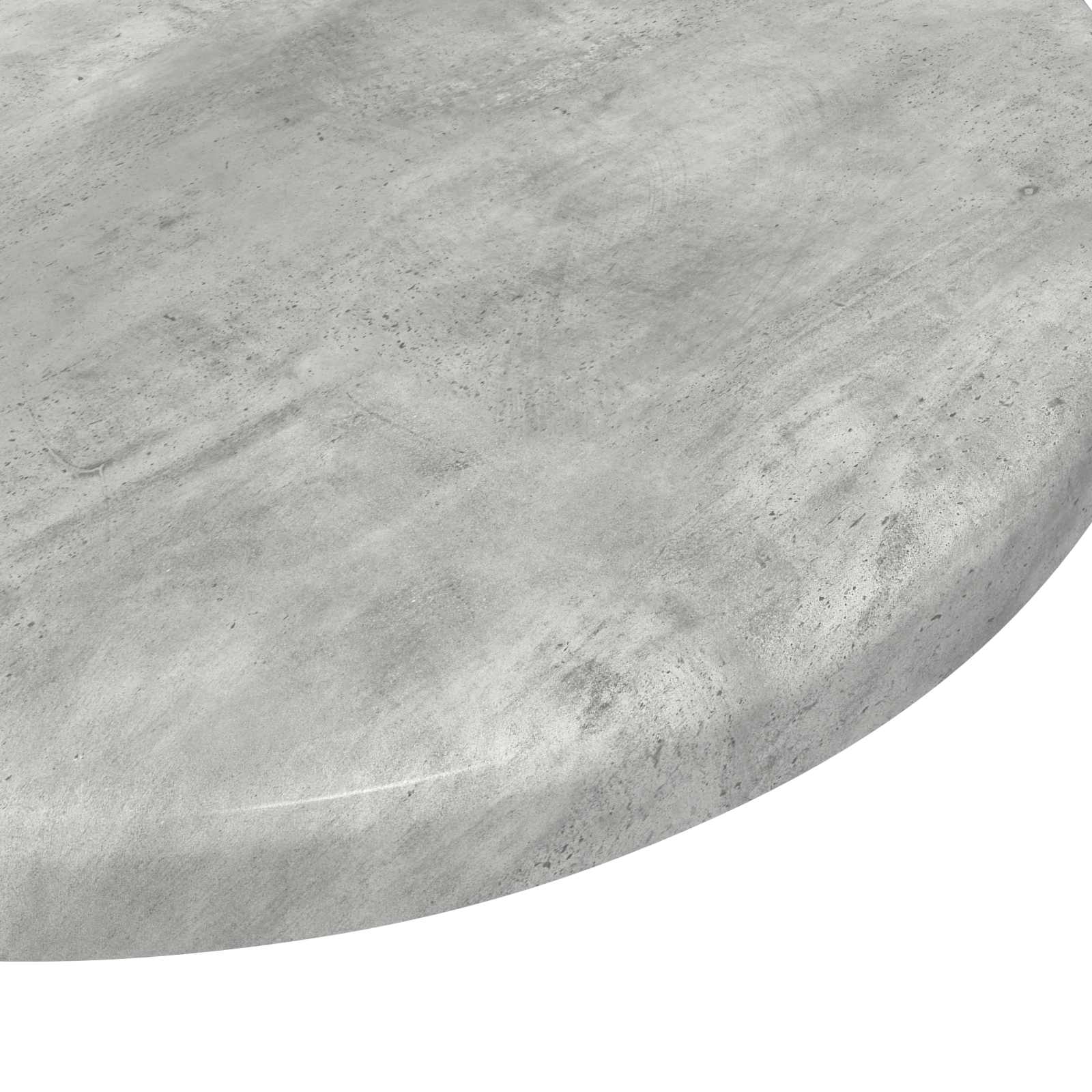 Deska Stolu Ø 30 X 1,5 Cm Kulatý Kompozitní Dřevo Betonově Šedá