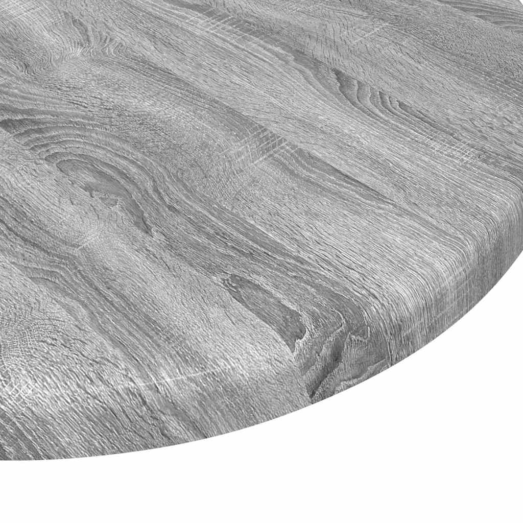 Deska Stolu Ø 30 X 1,5 Cm Kulatý Kompozitní Dřevo Šedý Sonoma