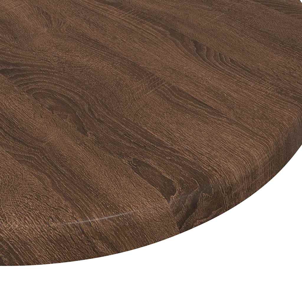 Deska Stolu Ø 30 X 1,5 Cm Kulatý Kompozitní Dřevo Hnědý Dub