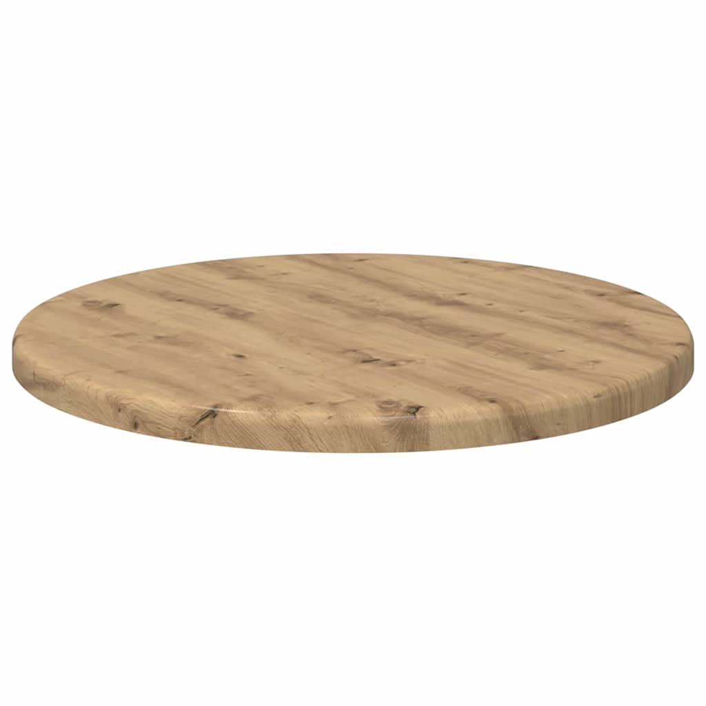 Deska Stolu Ø 30 X 1,5 Cm Kulatý Kompozitní Dřevo Dub Artisan