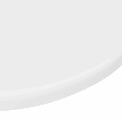 Deska Stolu Ø 40 X 1,5 Cm Kulatý Kompozitní Dřevo Bílá