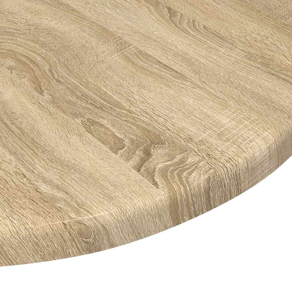 Deska Stolu Ø 40 X 1,5 Cm Kulatý Kompozitní Dřevo Dub Sonoma