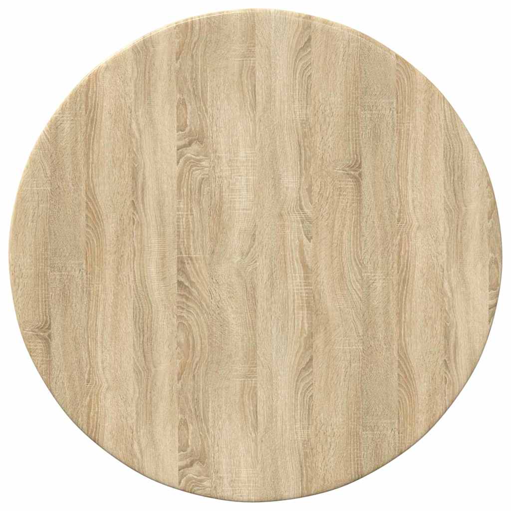 Deska Stolu Ø 40 X 1,5 Cm Kulatý Kompozitní Dřevo Dub Sonoma