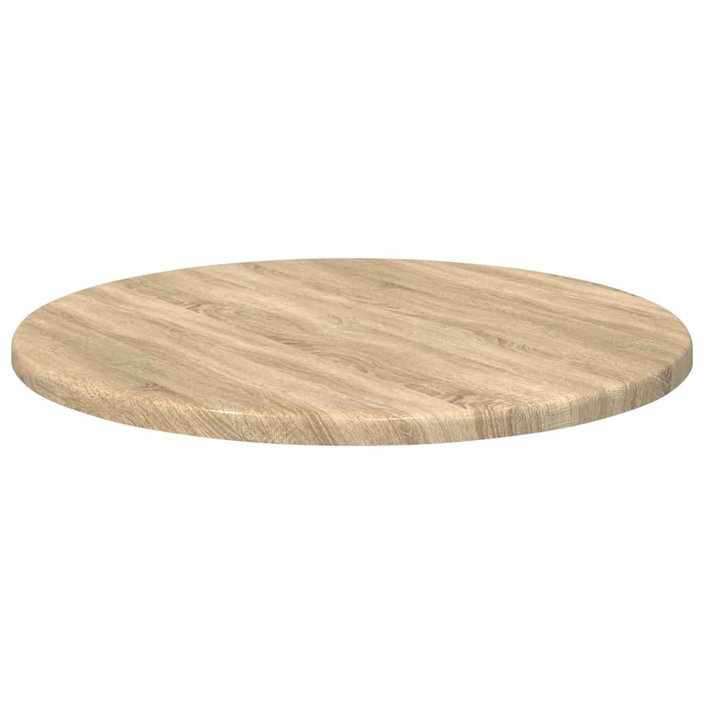 Deska Stolu Ø 40 X 1,5 Cm Kulatý Kompozitní Dřevo Dub Sonoma