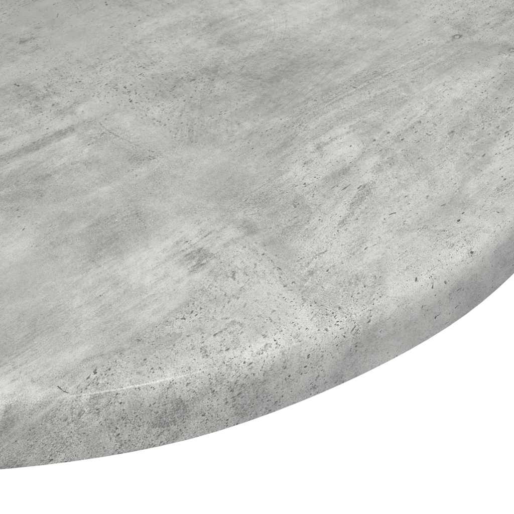 Deska Stolu Ø 40 X 1,5 Cm Kulatý Kompozitní Dřevo Betonově Šedá