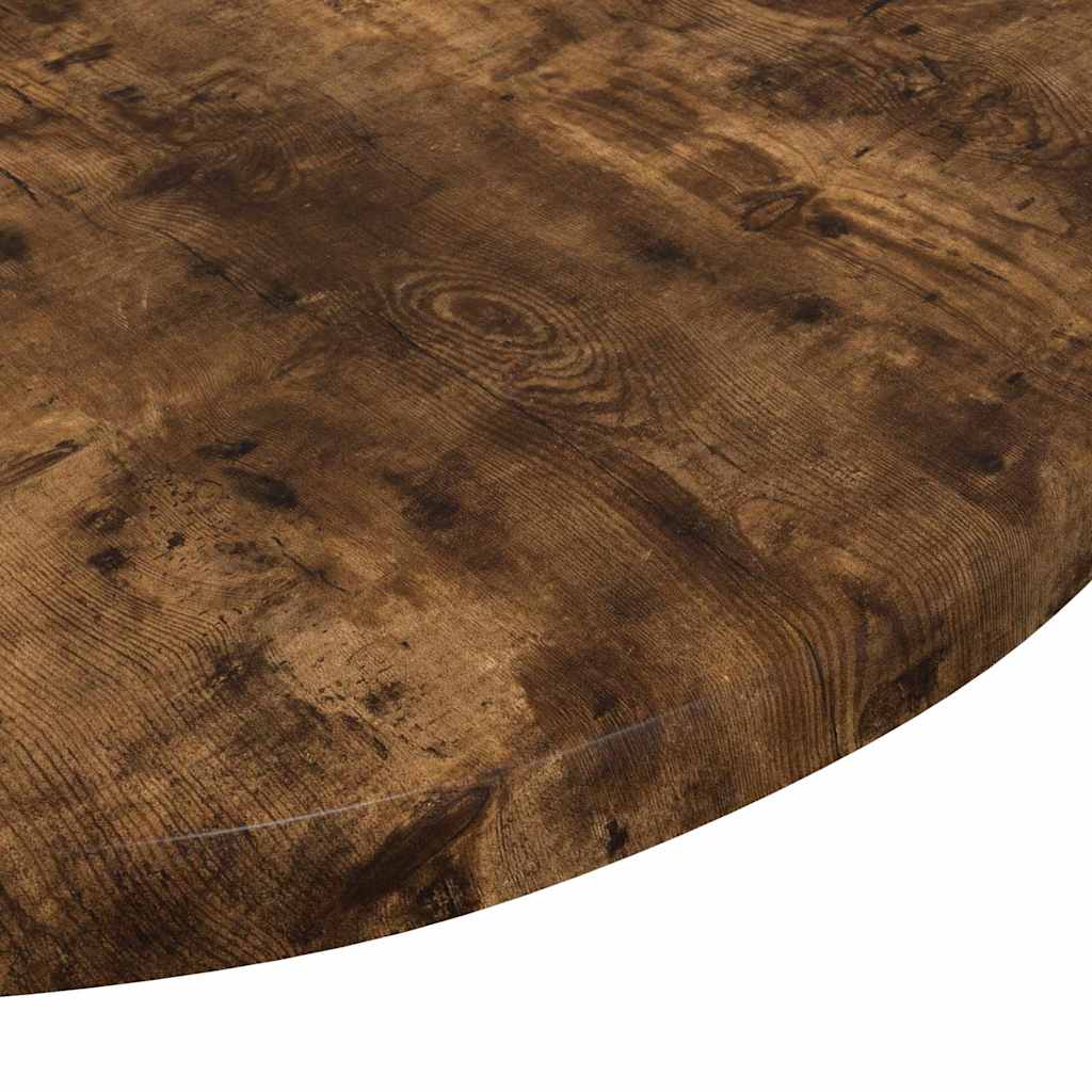 Deska Stolu Ø 40 X 1,5 Cm Kulatý Kompozitní Dřevo Kouřový Dub
