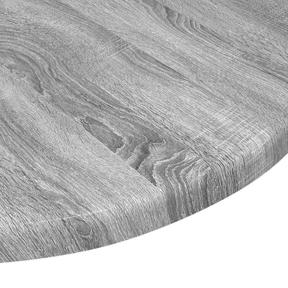 Deska Stolu Ø 40 X 1,5 Cm Kulatý Kompozitní Dřevo Šedý Sonoma