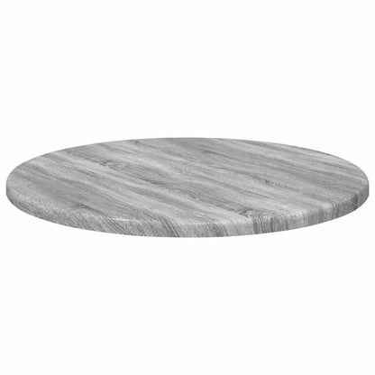 Deska Stolu Ø 40 X 1,5 Cm Kulatý Kompozitní Dřevo Šedý Sonoma