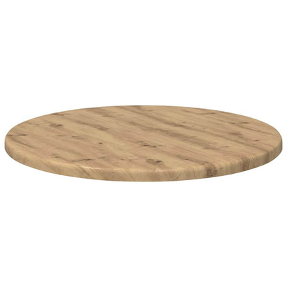 Deska Stolu Ø 40 X 1,5 Cm Kulatý Kompozitní Dřevo Dub Artisan