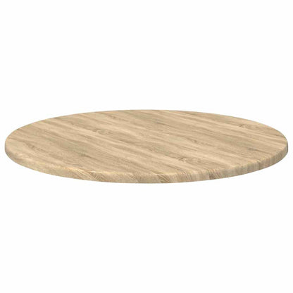 Deska Stolu Ø 50 X 1,5 Cm Kulatý Kompozitní Dřevo Dub Sonoma