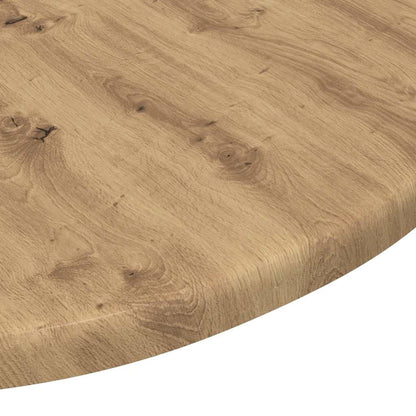 Deska Stolu Ø 50 X 1,5 Cm Kulatý Kompozitní Dřevo Dub Artisan