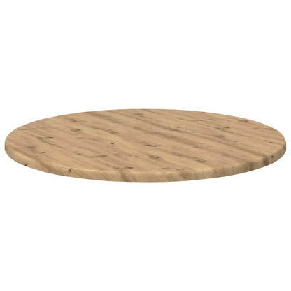 Deska Stolu Ø 50 X 1,5 Cm Kulatý Kompozitní Dřevo Dub Artisan