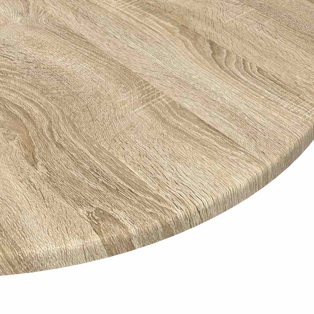 Deska Stolu Ø 60 X 1,5 Cm Kulatý Kompozitní Dřevo Dub Sonoma