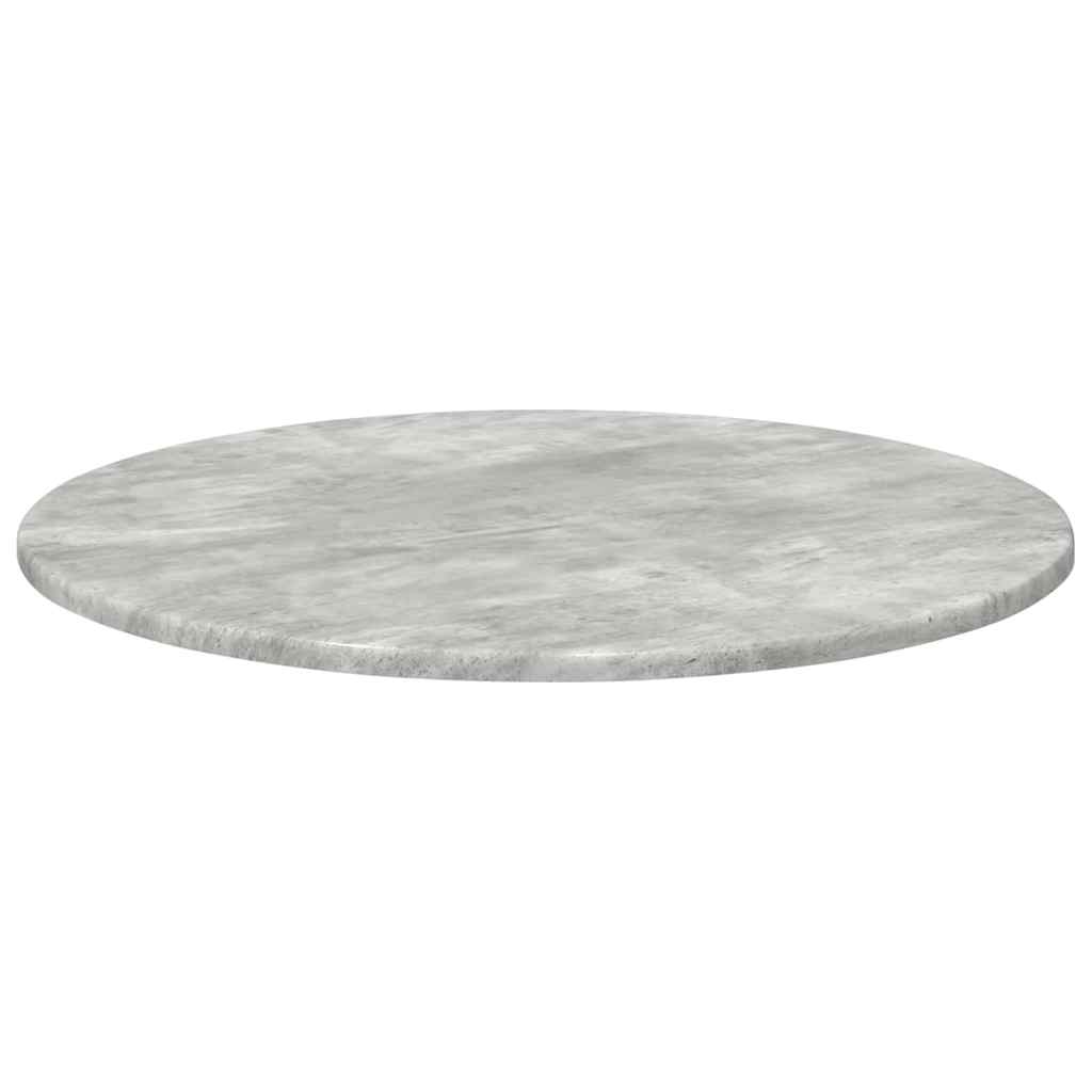 Deska Stolu Ø 60 X 1,5 Cm Kulatý Kompozitní Dřevo Betonově Šedá