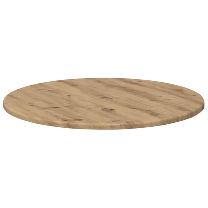 Deska Stolu Ø 60 X 1,5 Cm Kulatý Kompozitní Dřevo Dub Artisan