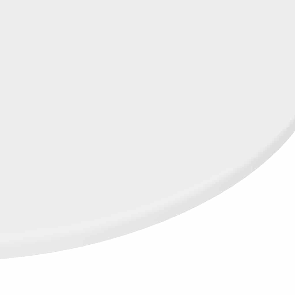 Deska Stolu Ø 70 X 1,5 Cm Kulatý Kompozitní Dřevo Bílá