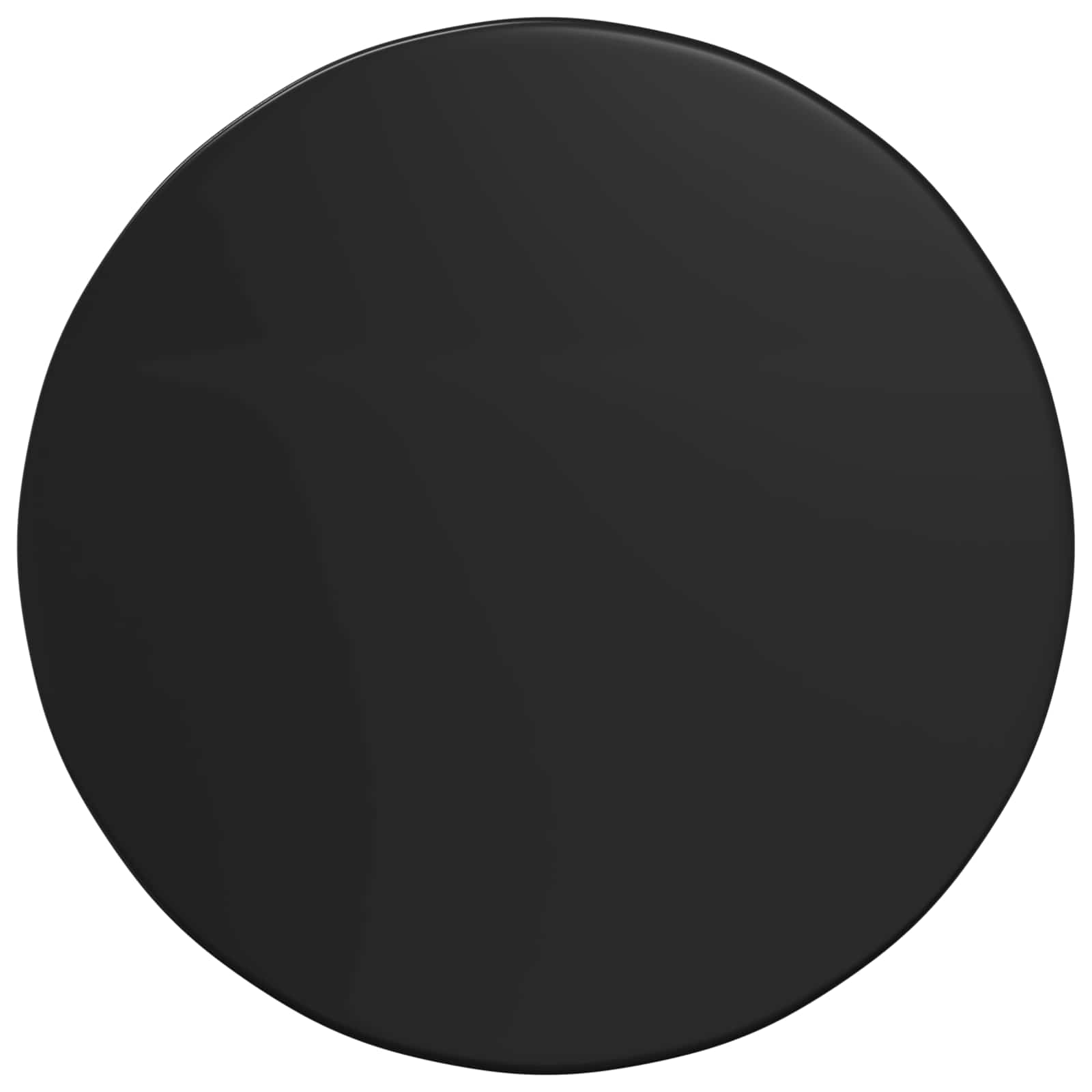 Deska Stolu Ø 70 X 1,5 Cm Kulatý Kompozitní Dřevo Černá