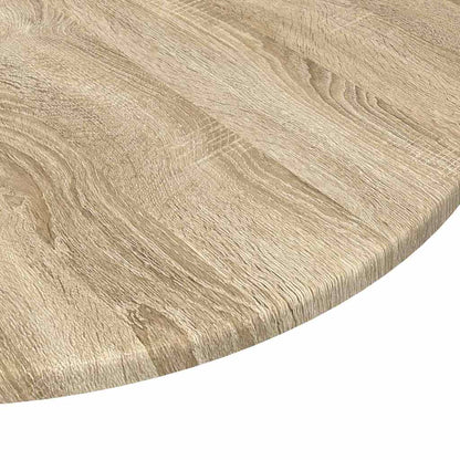 Deska Stolu Ø 70 X 1,5 Cm Kulatý Kompozitní Dřevo Dub Sonoma