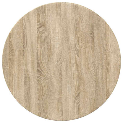 Deska Stolu Ø 70 X 1,5 Cm Kulatý Kompozitní Dřevo Dub Sonoma