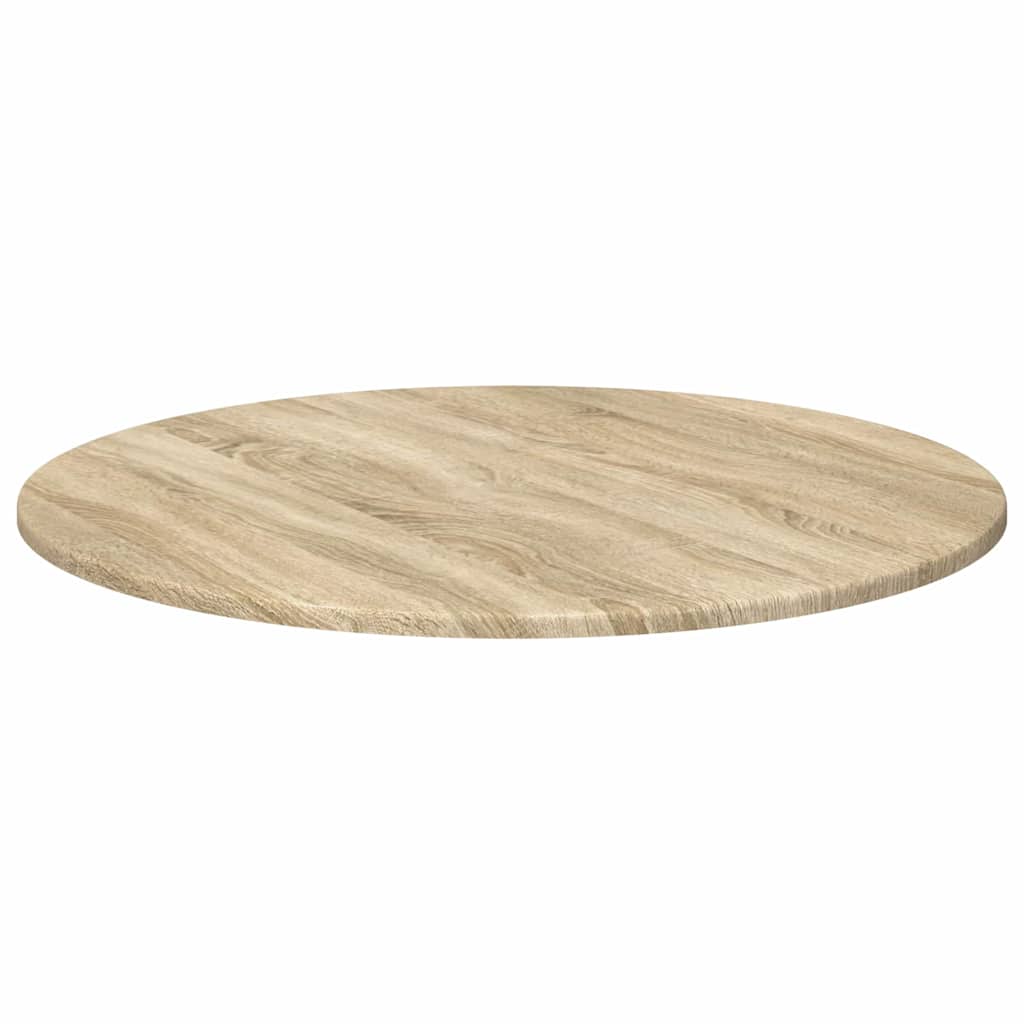 Deska Stolu Ø 70 X 1,5 Cm Kulatý Kompozitní Dřevo Dub Sonoma