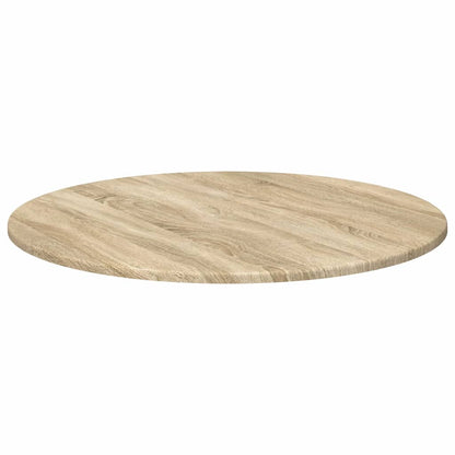 Deska Stolu Ø 70 X 1,5 Cm Kulatý Kompozitní Dřevo Dub Sonoma