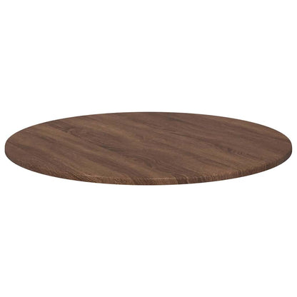 Deska Stolu Ø 70 X 1,5 Cm Kulatý Kompozitní Dřevo Hnědý Dub