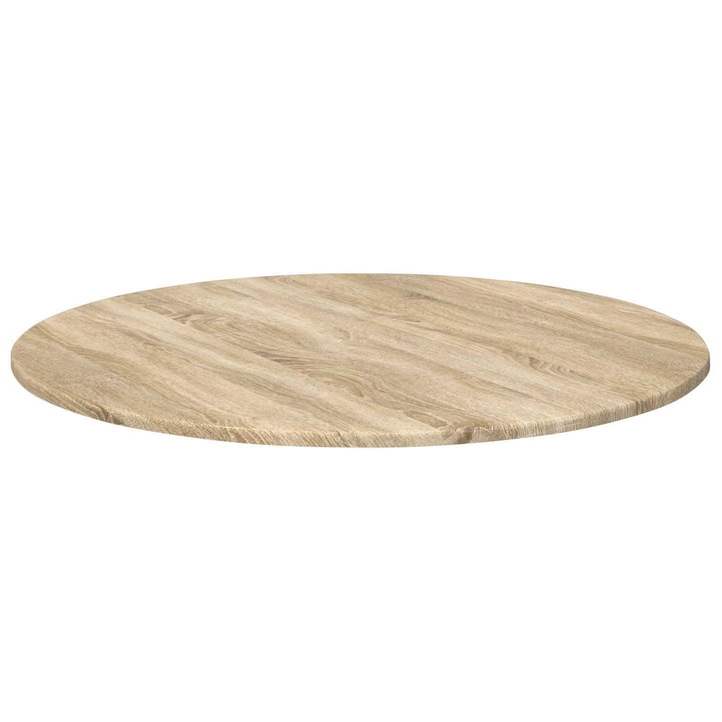 Deska Stolu Ø 80 X 1,5 Cm Kulatý Kompozitní Dřevo Dub Sonoma