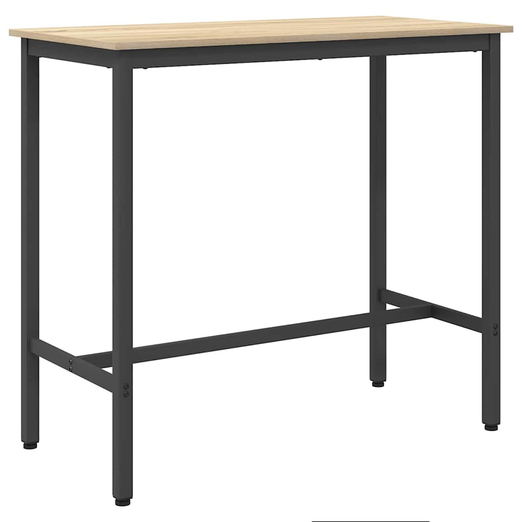 Stůl Sonoma Dub 100 X 50 X 90,5 Cm Inženýrské Dřevo A Ocel