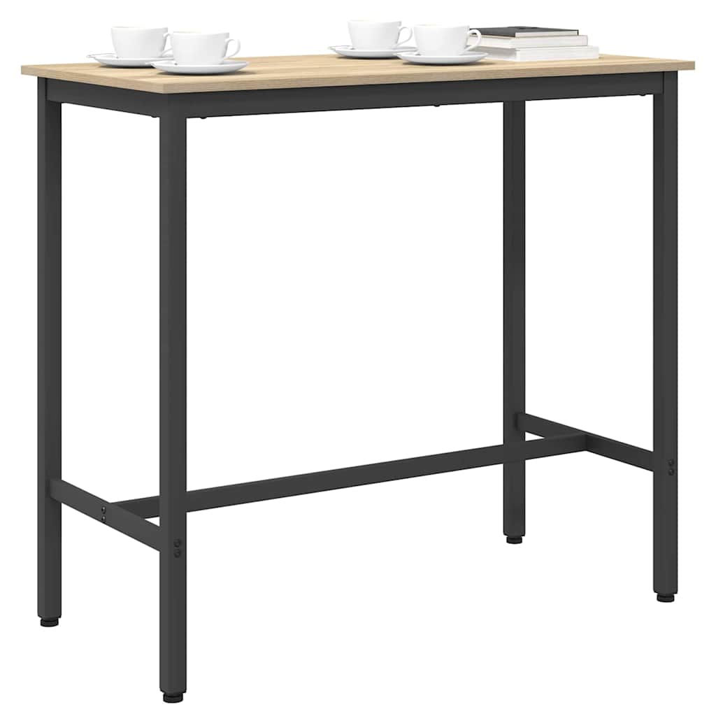 Stůl Sonoma Dub 100 X 50 X 90,5 Cm Inženýrské Dřevo A Ocel