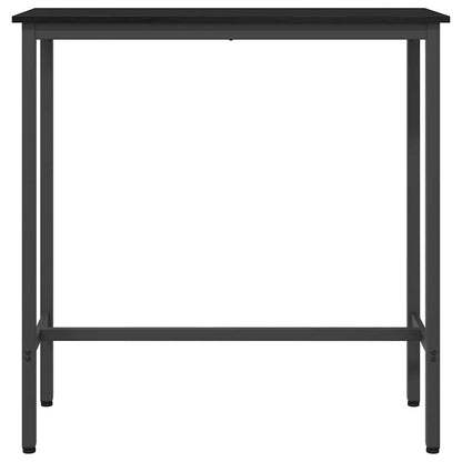 Stůl Černý Dub 100 X 40 X 100,5 Cm Inženýrské Dřevo A Ocel