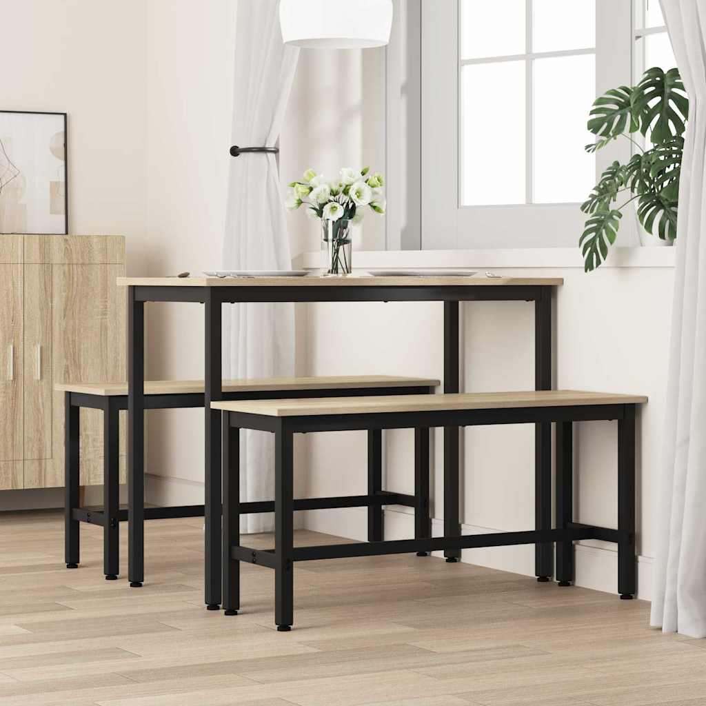 Jídelní Lavička Sonoma Dub 100 X 32,5 X 48,5 Cm